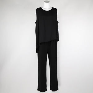 Chicos Womens Jumpsuit  Romper Size:4 Black
